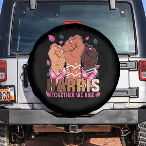 Breast Cancer Awareness Month In October We Wear Pink 2024 Spare Tire Cover Harris Together We Rise TS10 No hole Black Print Your Wear