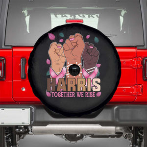 Breast Cancer Awareness Month In October We Wear Pink 2024 Spare Tire Cover Harris Together We Rise TS10 Black Print Your Wear