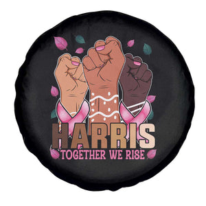 Breast Cancer Awareness Month In October We Wear Pink 2024 Spare Tire Cover Harris Together We Rise TS10 Print Your Wear