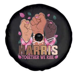 Breast Cancer Awareness Month In October We Wear Pink 2024 Spare Tire Cover Harris Together We Rise TS10 Print Your Wear