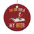 Beer Christmas Ornament Funny Santa Ho Ho Hold My Beer Skateboard Roof TS10 Print Your Wear