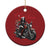 Girl Motorcycle Santa Christmas Ornament Lady Biker Merry Christmas TS10 Print Your Wear