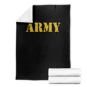 Army Throw Blanket Military Training PT Exercise Workout Gear Veterans Service TS10 Black Print Your Wear