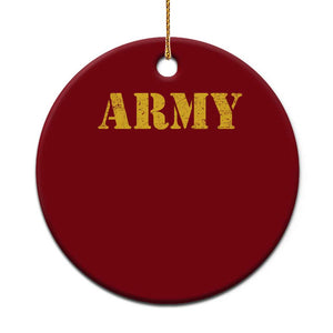 Army Ceramic Ornament Military Training PT Exercise Workout Gear Veterans Service TS10 1pc Red Print Your Wear