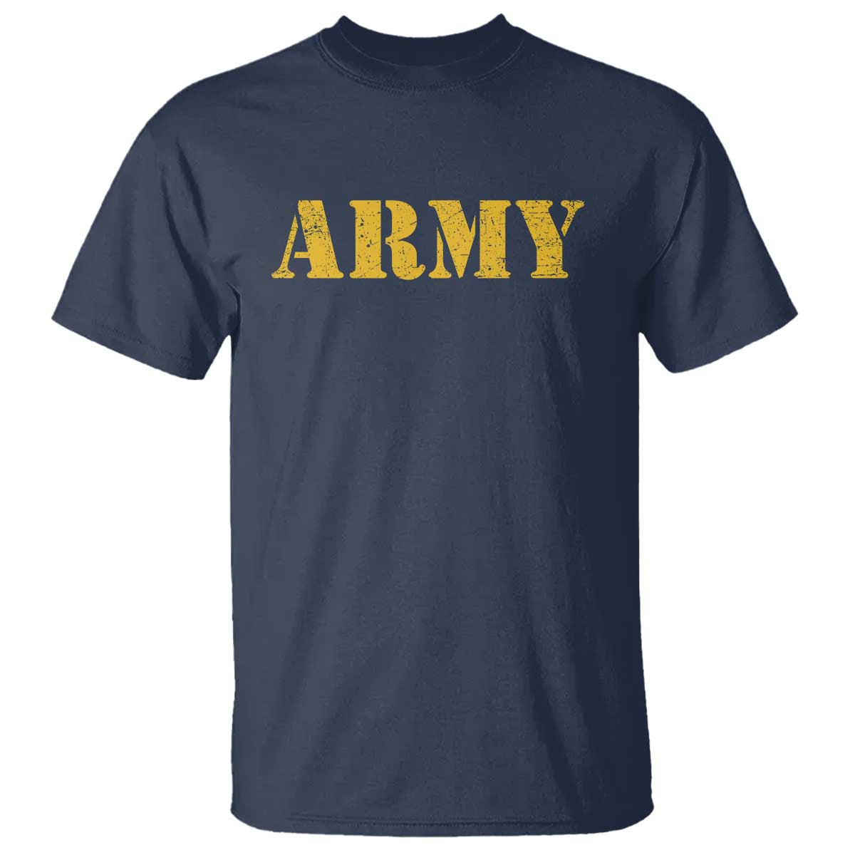Army T Shirt Military Training PT Exercise Workout Gear Veterans Service TS10 Navy Print Your Wear