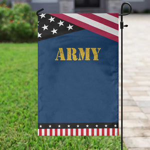 Army Garden Flag Military Training PT Exercise Workout Gear Veterans Service TS10 Classic Blue Black Print Your Wear