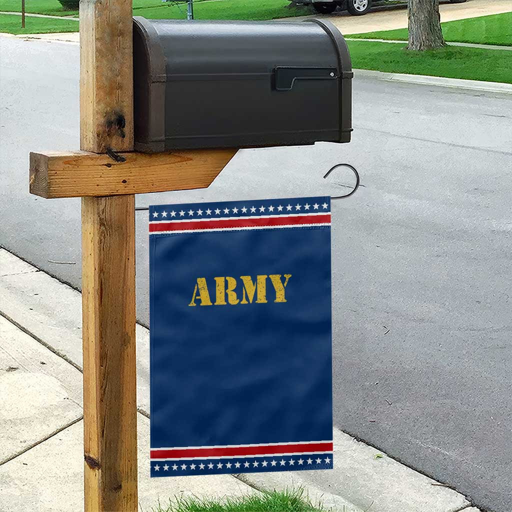 Army Garden Flag Military Training PT Exercise Workout Gear Veterans Service TS10 Classic Blue Red Print Your Wear