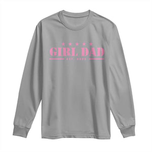 Girl Dad Est. 2025 Long Sleeve Shirt TS10 Sport Gray Print Your Wear