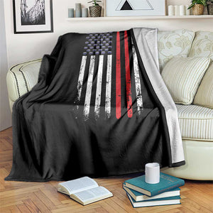 Patriotic Drummer Throw Blanket Percussionist Gift Drumming Drumsticks American Flag TS10 Print Your Wear