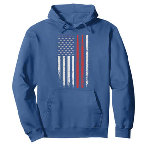 Patriotic Drummer Hoodie Percussionist Gift Drumming Drumsticks American Flag TS10 Royal Blue Print Your Wear