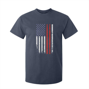 Patriotic Drummer T Shirt For Kid Percussionist Gift Drumming Drumsticks American Flag TS10 Navy Print Your Wear