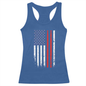 Patriotic Drummer Racerback Tank Top Percussionist Gift Drumming Drumsticks American Flag TS10 Royal Blue Print Your Wear