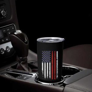 Patriotic Drummer Tumbler Cup Percussionist Gift Drumming Drumsticks American Flag TS10 Print Your Wear