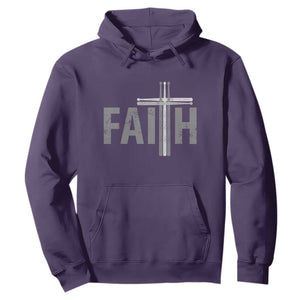 Christian Drummer Hoodie Faith Drum Stick Cross TS10 Purple Print Your Wear