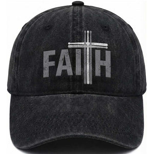 Christian Drummer Washed Cotton Baseball Cap Faith Drum Stick Cross TS10 Print Your Wear