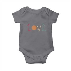 Retro Drummer Baby Onesie Drum Love Drums Drumline TS10 Charcoal Print Your Wear