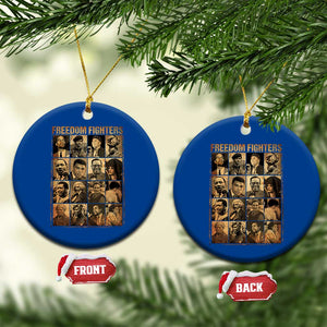 Black Freedom Fighters Ceramic Ornament Huey P. Newton Bobby Seale Black History Month Juneteenth TS10 1pc Blue Print Your Wear