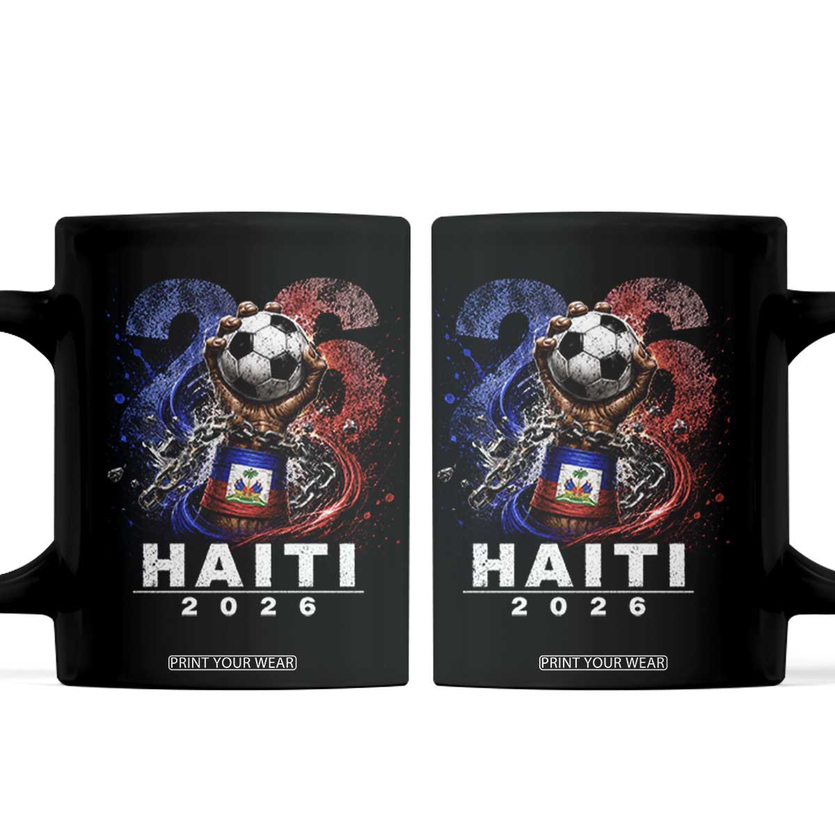 Haiti Soccer 2026 Coffee Mug World Football Fan Haitian Pride Ayiti TS10 Black Print Your Wear