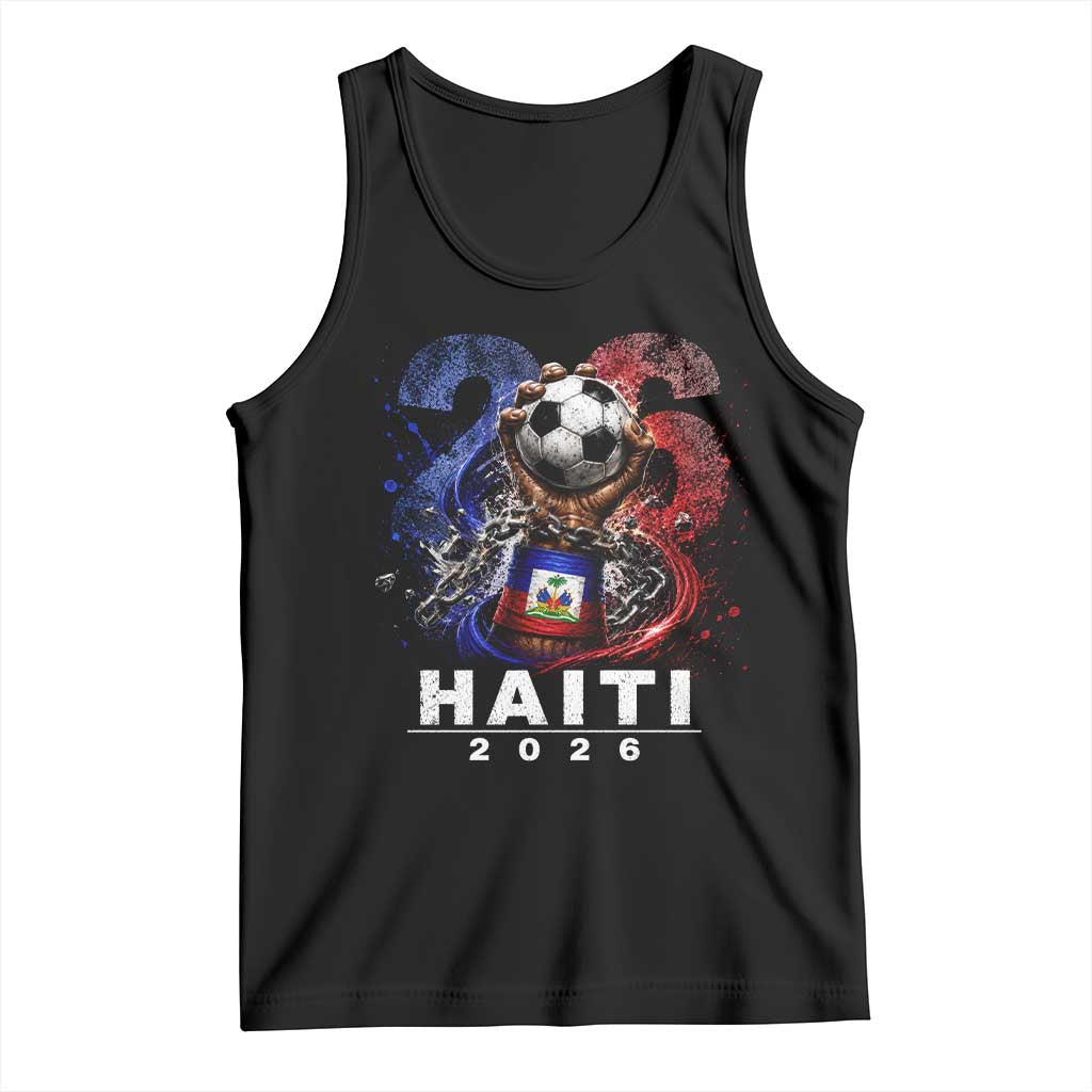 Haiti Soccer 2026 Tank Top World Football Fan Haitian Pride Ayiti TS10 Black Print Your Wear