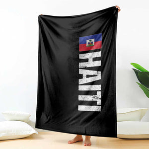 Vintage Haitian Flag Throw Blanket Proud Haitienne Haiti Independence 1804 TS10 Print Your Wear