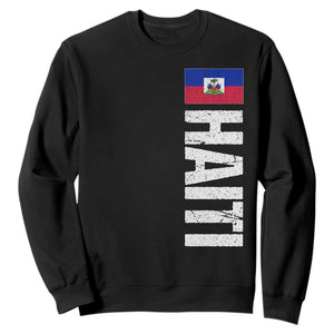 Vintage Haitian Flag Sweatshirt Proud Haitienne Haiti Independence 1804 TS10 Black Print Your Wear