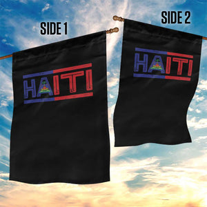 Haiti Flag Garden Flag Vintage Haitian Pride Ayiti Roots TS10 Print Your Wear