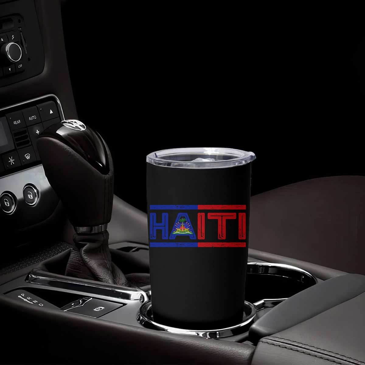 Haiti Flag Tumbler Cup Vintage Haitian Pride Ayiti Roots TS10 Print Your Wear