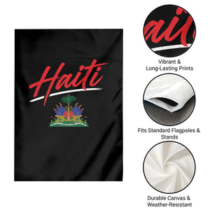 Retro Haiti Garden Flag Haitian Gift Ayiti Roots TS10 Print Your Wear