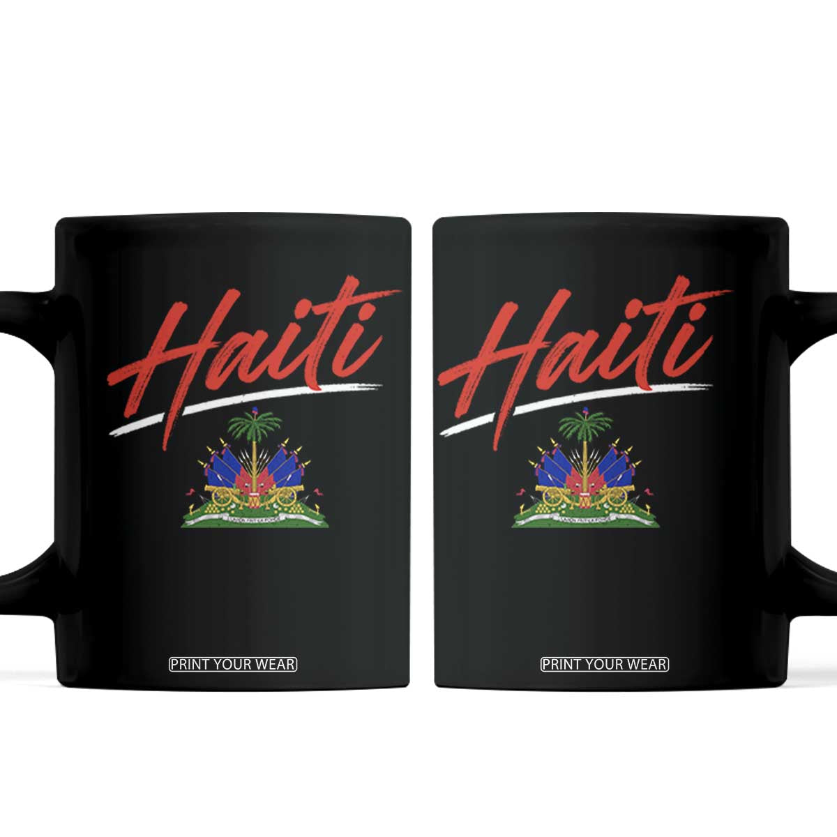 Retro Haiti Coffee Mug Haitian Gift Ayiti Roots TS10 Black Print Your Wear