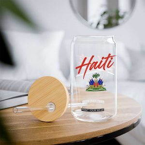 Retro Haiti Glass Can Haitian Gift Ayiti Roots TS10 Print Your Wear