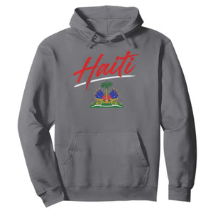 Retro Haiti Hoodie Haitian Gift Ayiti Roots TS10 Charcoal Print Your Wear