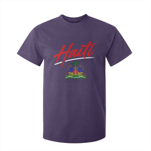 Retro Haiti T Shirt For Kid Haitian Gift Ayiti Roots TS10 Purple Print Your Wear