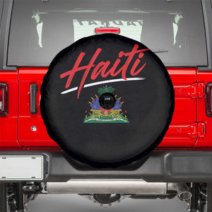 Retro Haiti Spare Tire Cover Haitian Gift Ayiti Roots TS10 Black Print Your Wear