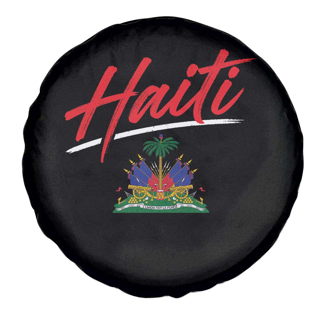 Retro Haiti Spare Tire Cover Haitian Gift Ayiti Roots TS10 Print Your Wear