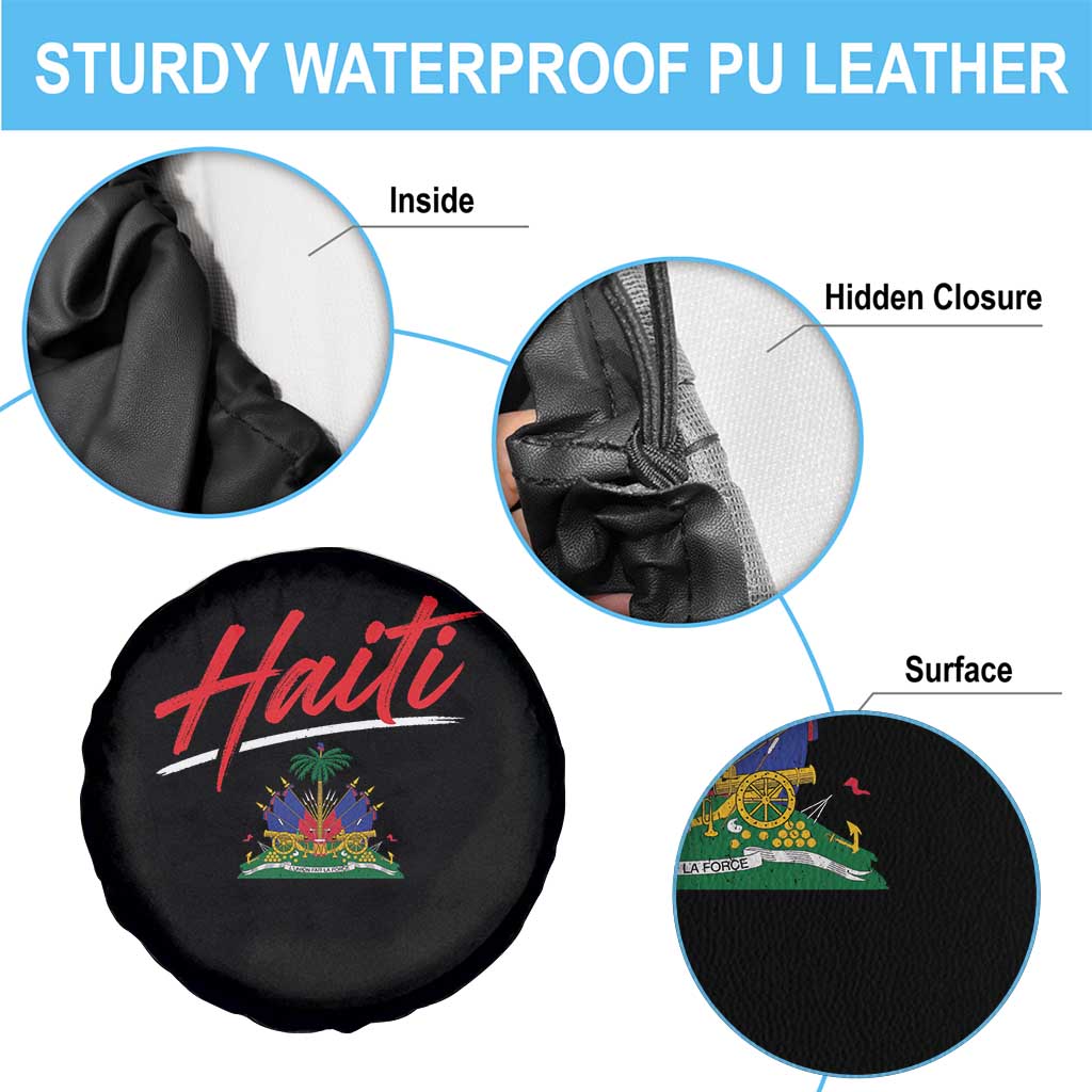 Retro Haiti Spare Tire Cover Haitian Gift Ayiti Roots TS10 Print Your Wear