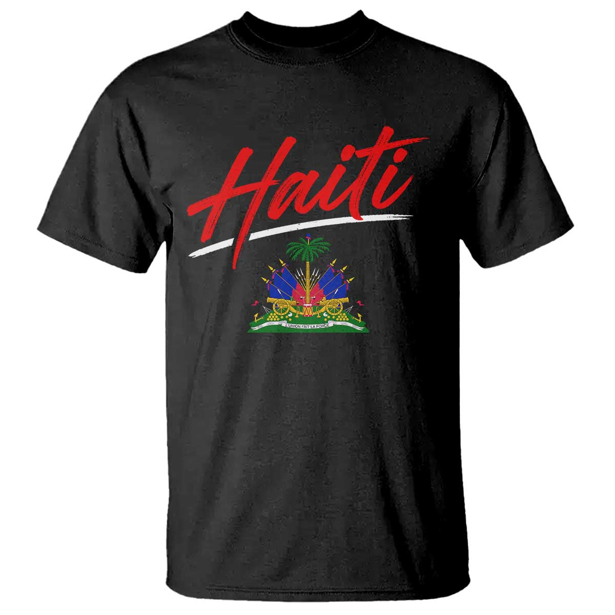 Retro Haiti T Shirt Haitian Gift Ayiti Roots TS10 Black Print Your Wear