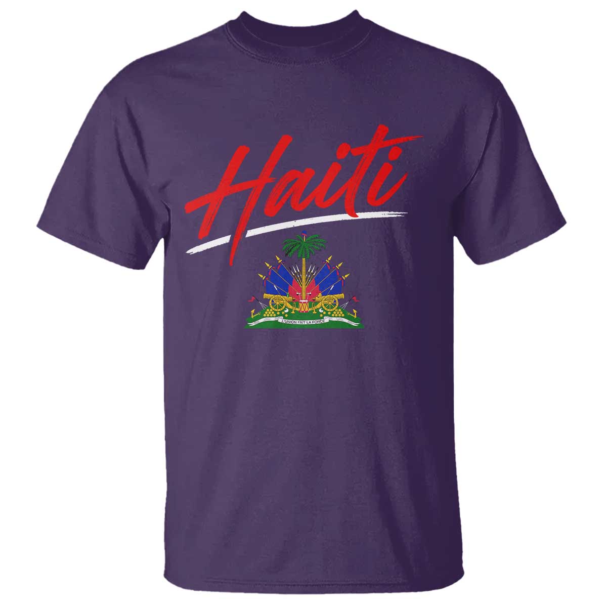Retro Haiti T Shirt Haitian Gift Ayiti Roots TS10 Purple Print Your Wear