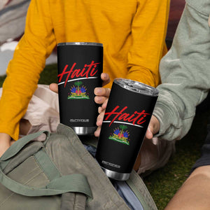 Retro Haiti Tumbler Cup Haitian Gift Ayiti Roots TS10 Print Your Wear