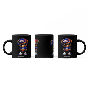 Cute Haiti Coffee Mug Hip Hop Teddy Bear Haitian Flag Ayiti Roots TS10 Print Your Wear