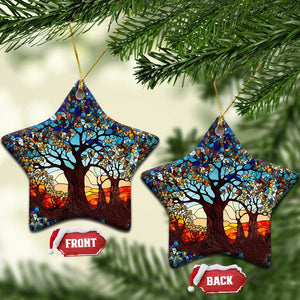 Touber Tree of Life Christmas Ornament Stained Glass Xmas Holiday Present Idea TS10 Star Stained Glass Print Your Wear