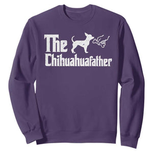 Chihuahua Dad Sweatshirt Fathers Day Gifts For Dog Lovers TS10 Purple Print Your Wear