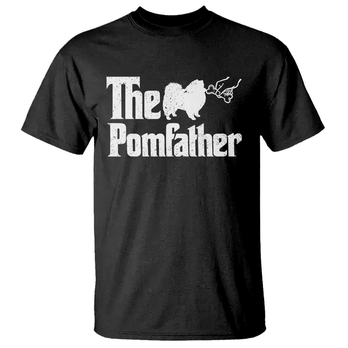 Pomeranian Dad T Shirt The Pom Father Fathers Day Gifts For Dog Lovers TS10 Black Print Your Wear
