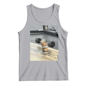 Hamster Gym Tank Top Funny Rat Workout Weightlifting Pump Cover TS10 Athletic Heather Print Your Wear