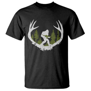 Bigfoot Gun Owner T Shirt Retro Deer Hunting Sasquatch Hunter Dad TS10 Black Print Your Wear