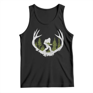 Bigfoot Gun Owner Tank Top Retro Deer Hunting Sasquatch Hunter Dad TS10 Black Print Your Wear
