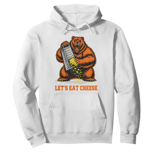 Angry Bear Grating Let's Eat Cheese Hoodie CFB Game Day Sport Fan TS10 White Print Your Wear