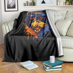 Angry Bear Lets Eat Cheese Throw Blanket CFB Game Day Sport Fan TS10 Print Your Wear