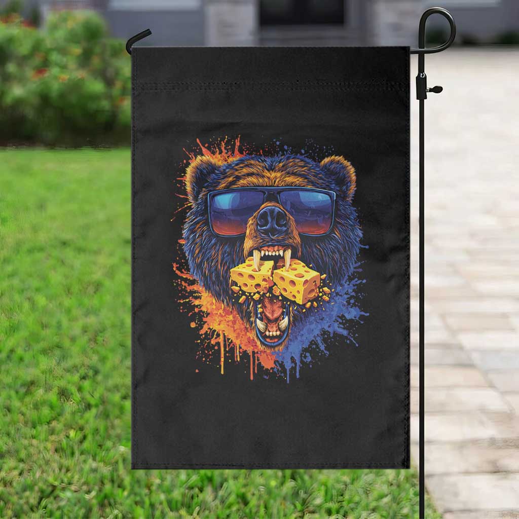 Angry Bear Lets Eat Cheese Garden Flag CFB Game Day Sport Fan TS10 Print Your Wear