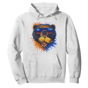 Angry Bear Lets Eat Cheese Hoodie CFB Game Day Sport Fan TS10 White Print Your Wear
