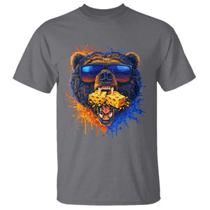 Angry Bear Lets Eat Cheese T Shirt CFB Game Day Sport Fan TS10 Charcoal Print Your Wear